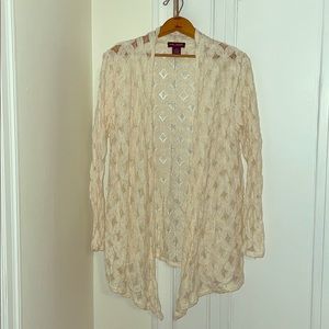 Lace Lightweight Floral Cardigan